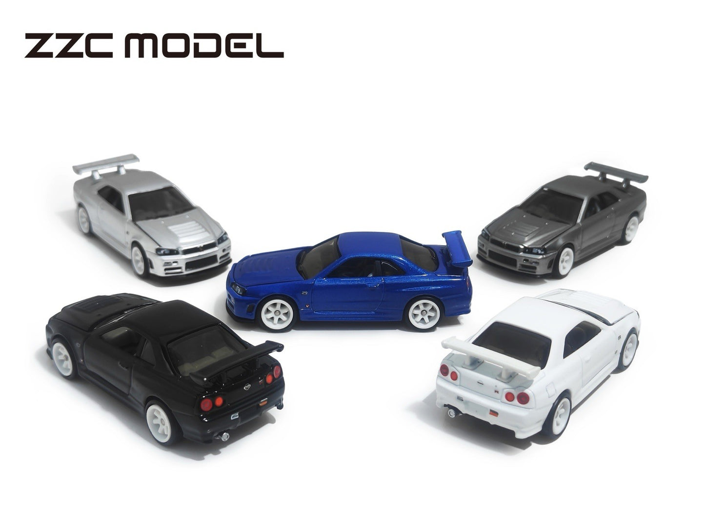 Pre-Sale ZZC 1/64 Nissan GTR R34 Full Alloy Die - cast Toys Car Models - Collectible Gifts