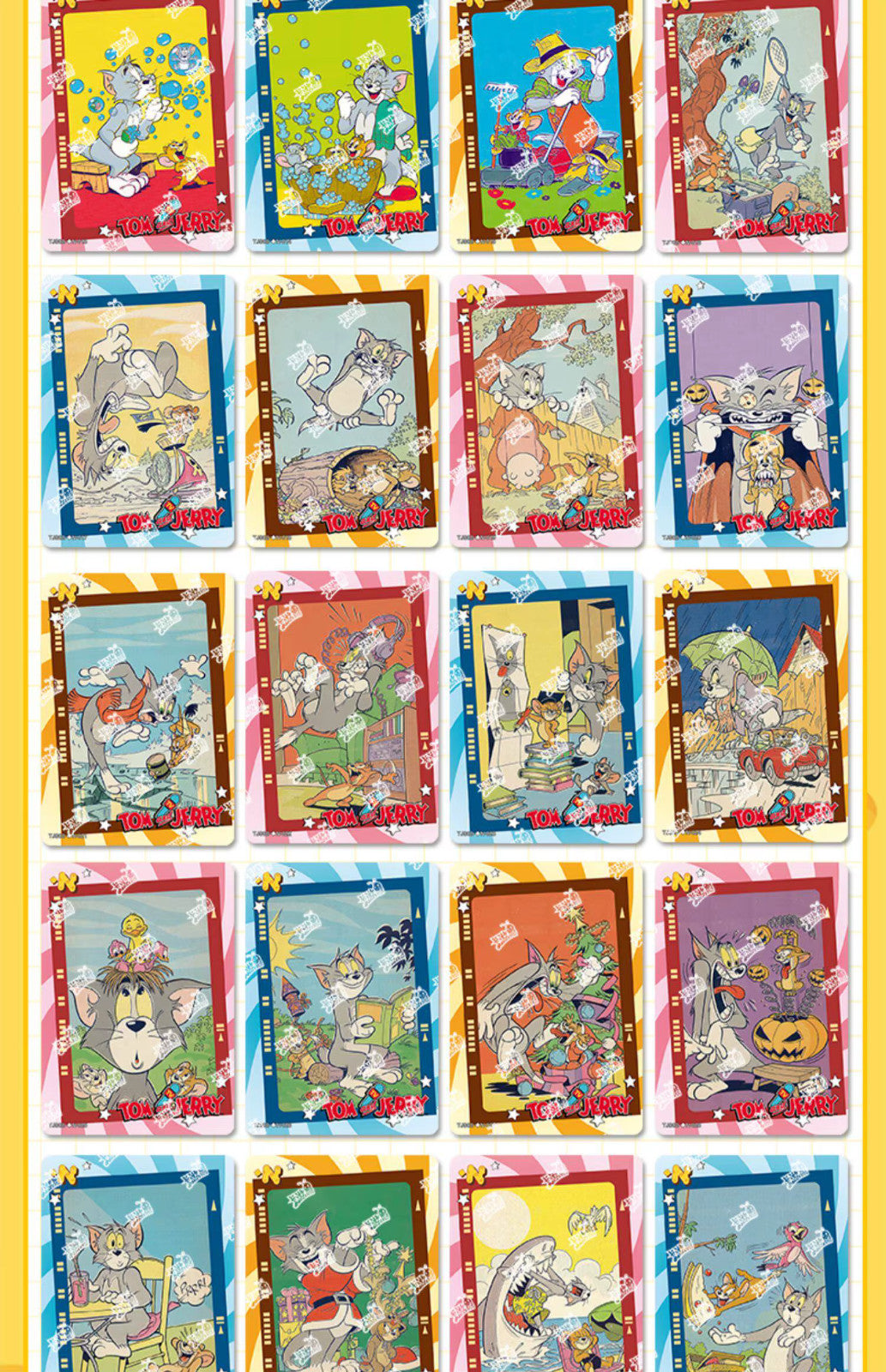Kayou Tom and Jerry OFFICIAL 30 Pack Trading Card Booster Box Anime TCG Vol 2