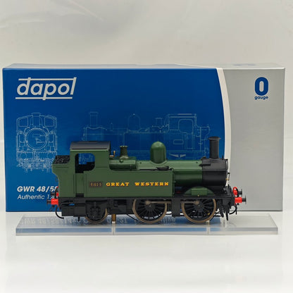 7S-006-003 Dapol 48xx O Gauge - 0-4-2T GWR green 'Great Western' lettering 4814