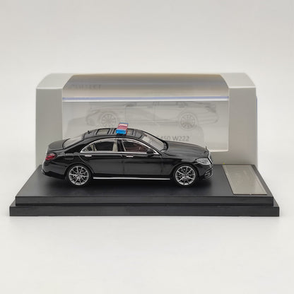 Voiture de police Mercedes-Benz S450 W222 1:64 Master Diecast Toys Modèles Collection Cadeaux 