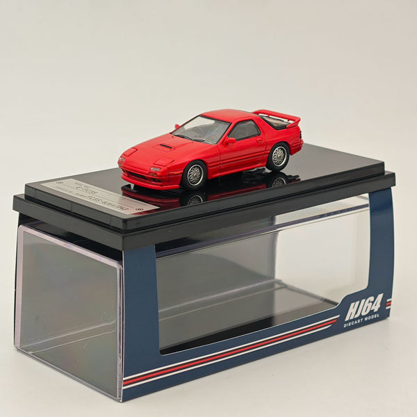 Hobby Japan 1:64 Mazda RX-7 (FC3S) Winning Limited Braze red HJ641043WR Diecast Models Car Collection