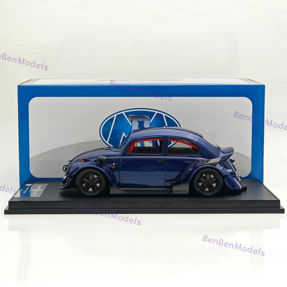 1/18 Volkswagen VW Beetle RWB Robert Design Blue Resin Car Model Limited Edition