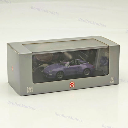 SW 1:64 Porsche Gunther Werks 993 Remastered Diecast Model Car - Four styles are