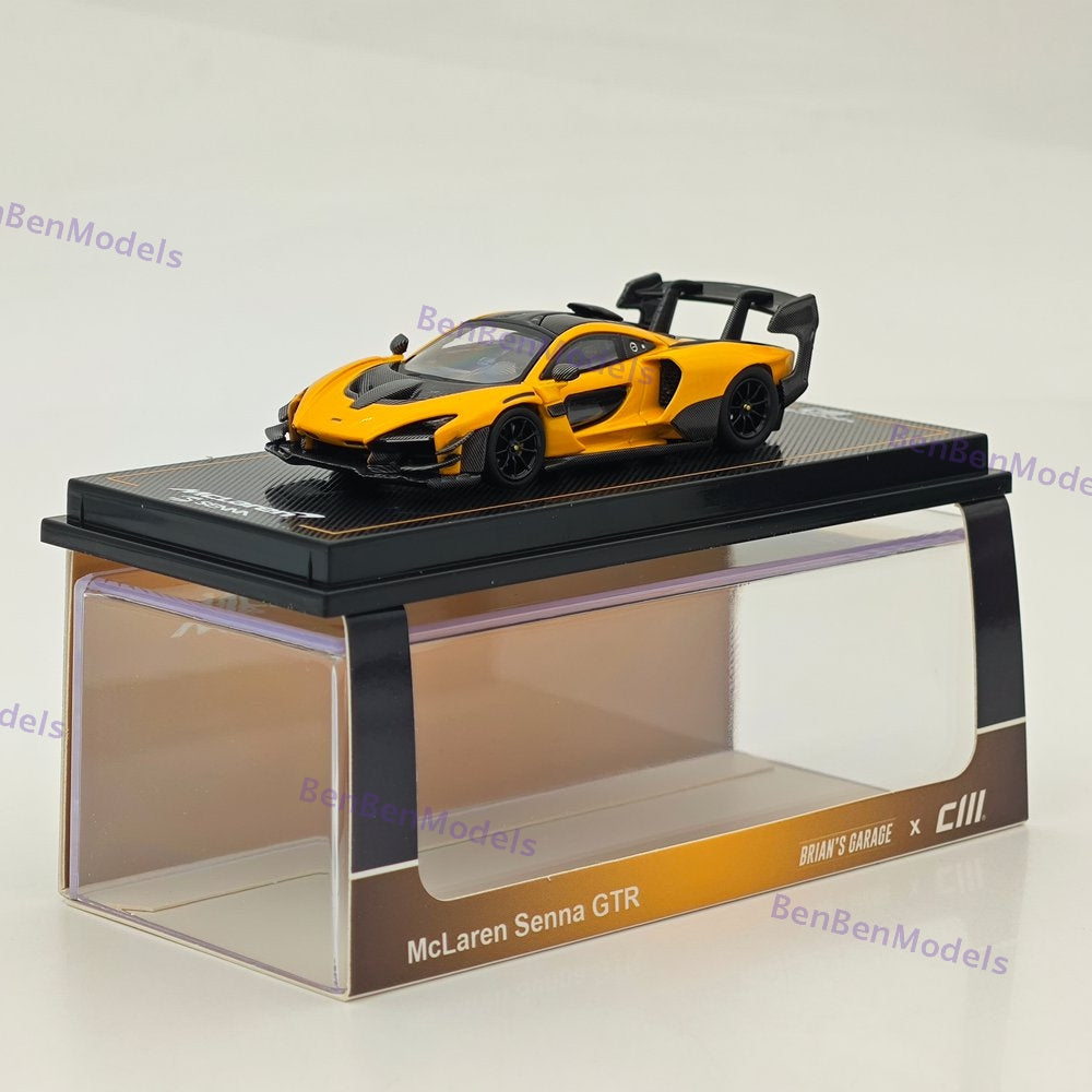 1/64 CM Mclaren Senna GTR Racing Sports Diecast Metal Car Ornaments Supercar