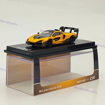 1/64 CM Mclaren Senna GTR Racing Sports Diecast Metal Car Ornaments Supercar