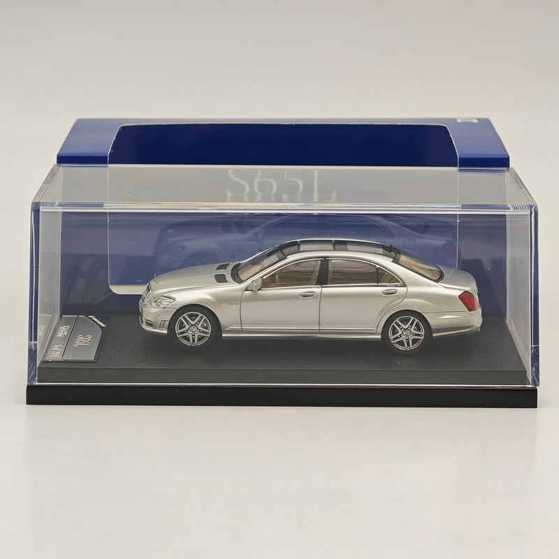 1/64 SW Mercedes Benz S Class S65L V12 Silver Sedan Sports Diecast Models Car