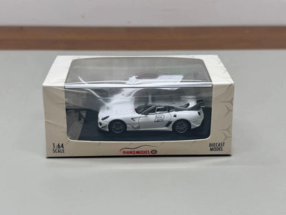Rhino Model RM 1:64 599XX Racing Sports Model Diecast Metal Car with Openable Hood