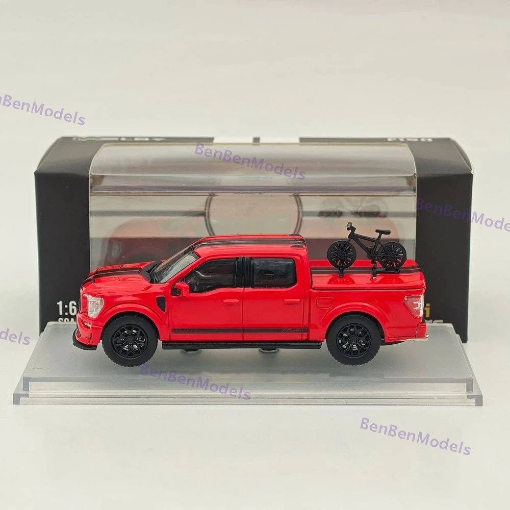 Fine Works64 1/64 F-150 Shelby Pickup Truck Red With Accessories Diecast Model