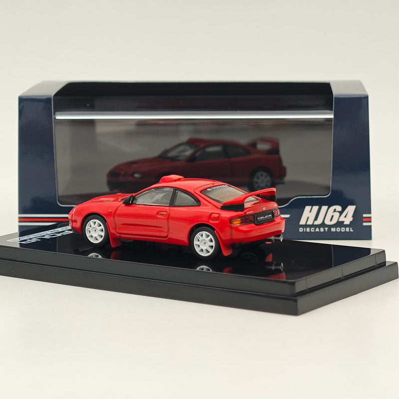 Hobby Japan 1/64 Toyota CELICA GT-FOUR WRC Edition (ST205) Customized Version / 8 Spokes Wheel HJ641064CR SUPER RED Ⅳ Diecast Models Car Collection