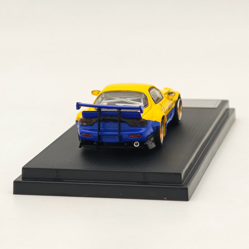 Master 1:64 Mazda RX-7/RX7 FD3S Hood and Headlights Can Open Diecast Models Toys Car Collection Gifts