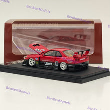 1:64 Street Weapon SW LBWK GTR ER34 #9 Red Open Version Die-casting Model Car