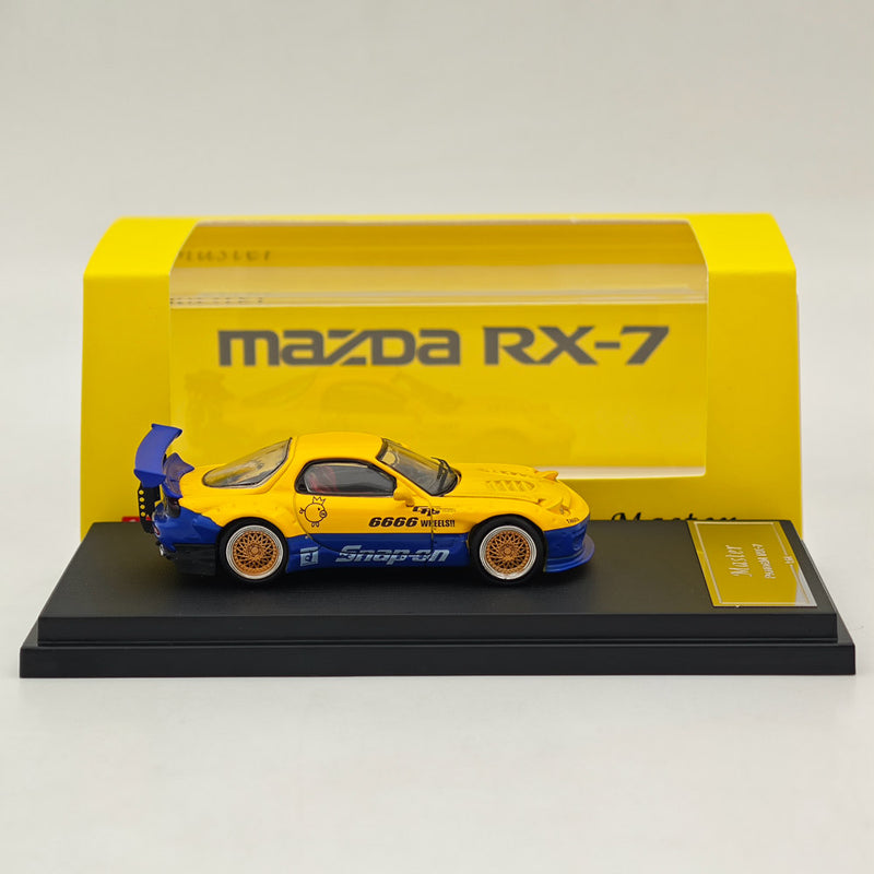 Master 1:64 Mazda RX-7/RX7 FD3S Hood and Headlights Can Open Diecast Models Toys Car Collection Gifts