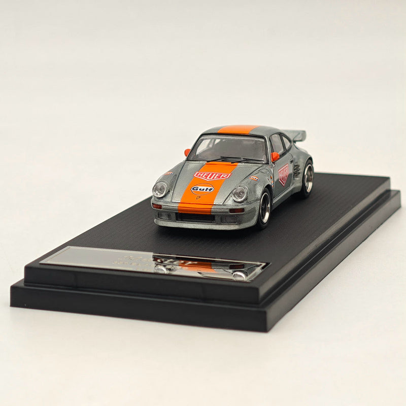 Master 1:64 Reins Porsche 930 Black Bird 2024 HEC Gulf Diecast Toys Car Models Collection Gifts Limited Edition