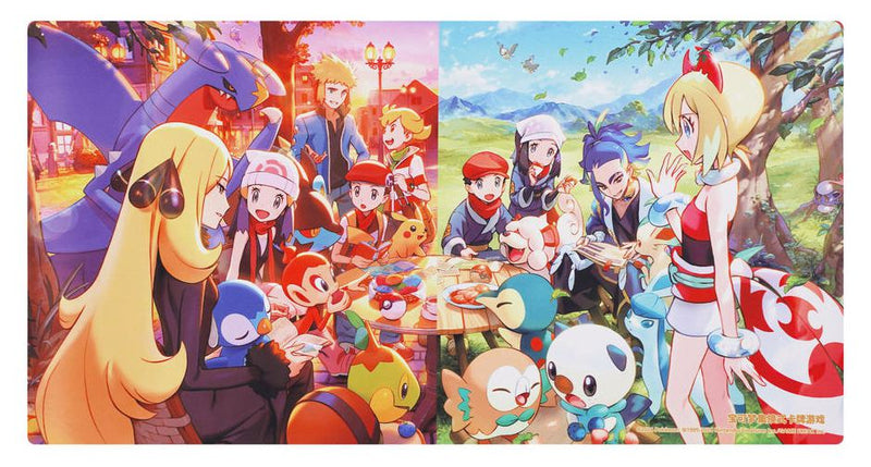 Pokemon PTCG chinese The happy gathering of partners card mat