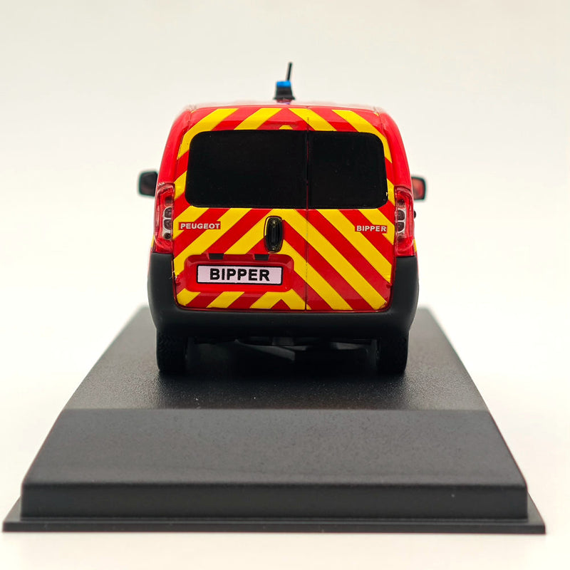 1/43 Norev Peugeot Bipper Van Fire Vehicle Red Diecast Models Car Collection