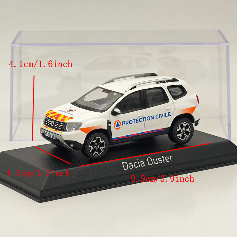 1/43 Norev Dacia Duster 2020 Secouristes Diecast Model Cars Collection White