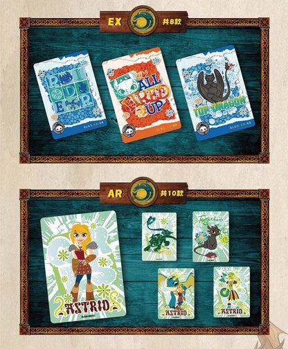 KB How To Train Your Dragon Cards Anime Movie Collection Trading Cards Toothless