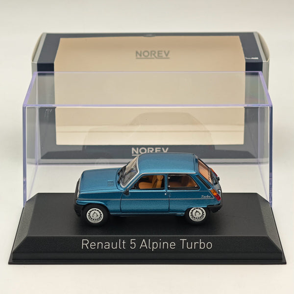 1/43 Norev Renault 5 Alpine Turbo 1983 Diecast Model Cars Collection Blue