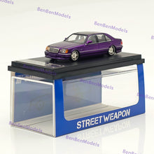 1:64 SW Mercedes Benz W140 S600 Purple Limited 499 Diecast Model Car Collection