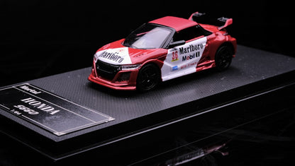 Voiture décapotable Honda S660 Mugen Master 1:64 moulée sous pression, jouets, modèles de voitures, collection, miniatures, cadeaux de loisirs