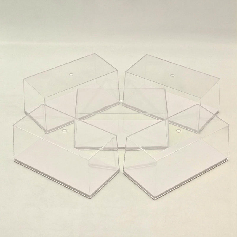 15.3cm 6'' Acrylic Boxes Display Case Stand Box Storing Transparent DustProof for 1:72,1:43 Scale Toys Car Models