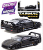 Tarmac Works 1/64 for F40 Black Cool Car Show Limited Diecast Toys Model Car Gifts