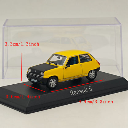 Modèle réduit de voiture moulé sous pression Norev Renault 5 Copa 1980, collection limitée, jaune, 1/43 