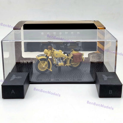 1:24 BMW R75 Panzerfaust 30 World War II 1939-1945 Motorcycle Diecast Model In Stock - US