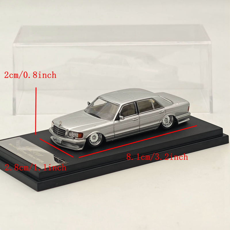 Master 1:64 Mercedes-Benz S560sel W126 Diecast Toys Car Models Miniature Hobby Collection Gifts