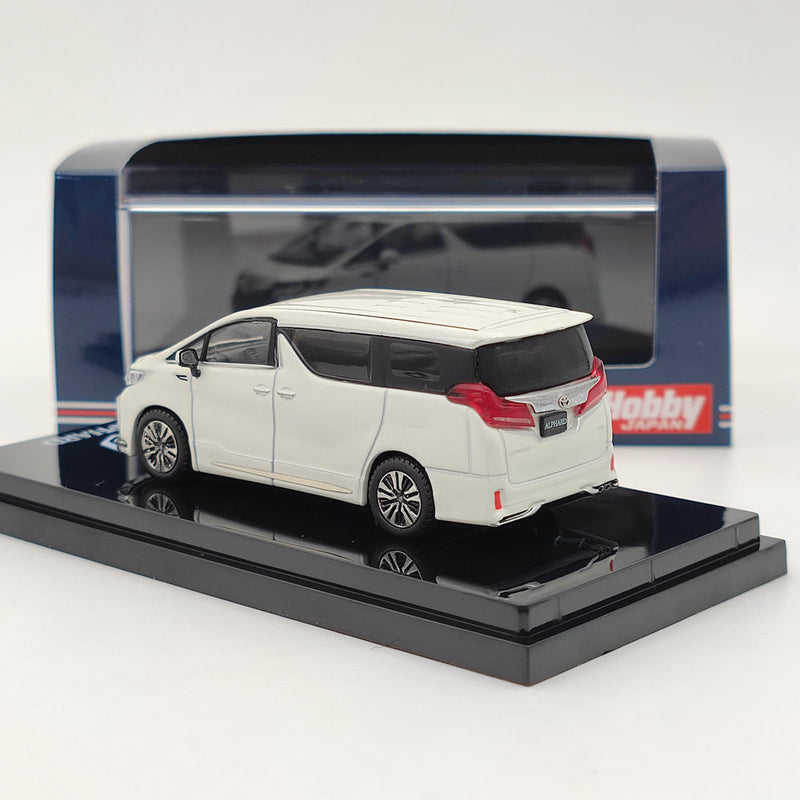 1/64 Hobby Japan Toyota ALPHARD (H30W) Customized Ver. White HJ642012AW Diecast Toys Car Gift