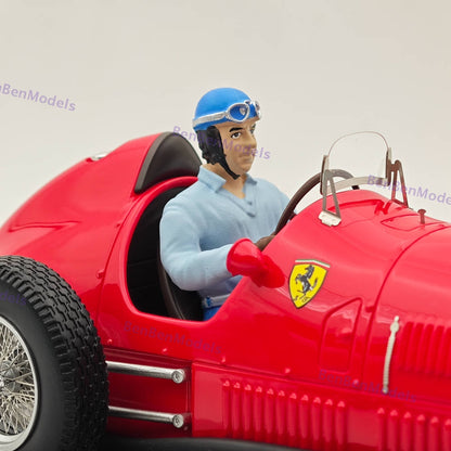 1/18 Tecnomodel Mythos Series Ferrari 375 F1 lndy Test Alberto Ascari 1952 Red