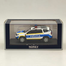 1/43 Norev Dacia Duster 2019 Politia Romana moulé sous pression modèles voiture Collection blanc 