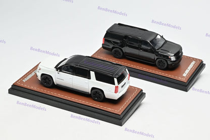 Pre-sale 1:64 GOC 2015 Chevrolet Suburban Full Sized SUV Customized Ver. Diecast