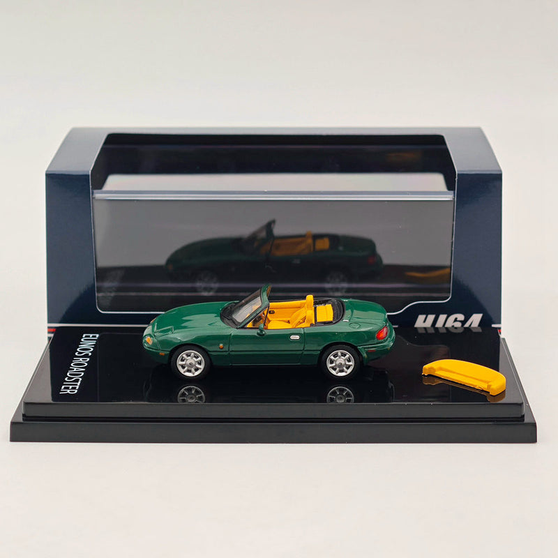 1/64 Hobby JAPAN Mazda EUNOS ROADSTER NA6CE WITH TONNEAU COVER Green HJ642025BGR Diecast Models Car Limited Collection Auto Toys Gift