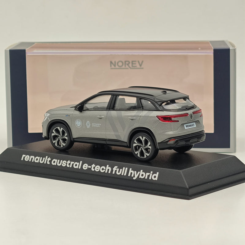 1/43 Norev Renault Austral E-tech Full Hybrid Partenaire Premium Diecast Grey