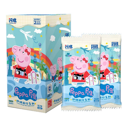 Shining Soul Peppa Pig Travel VOL.2 Trading Card Sealed Box Collectible Card