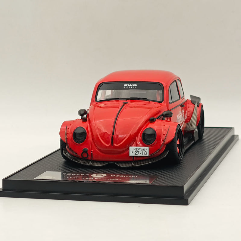 RAM Collectibles 1/18 RWB Volkswagen VW Beetle COCA-COLA WIDE BODY Red RM0029 Resin Model Car Limited Collection