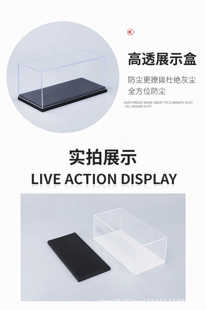 1:87 Transparent Acrylic Model Display Box Hand-Made Toy Storage Box Car Dust Cover Model Blind Box Wholesale