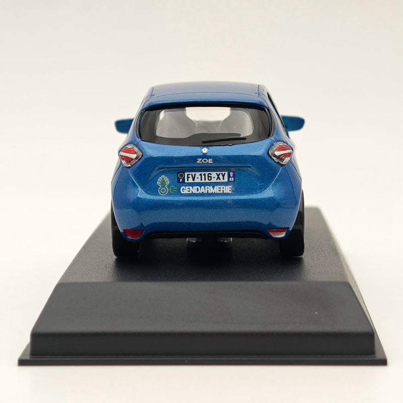 1/43 Norev Renault ZOE Gendarmerie Blue Diecast Models Car Limited Collection