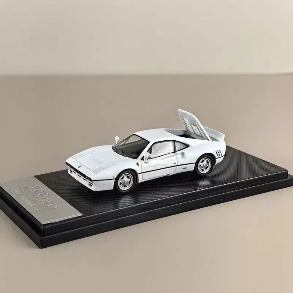 Hone Model 1/64 Ferrari 288 GTO Modèles moulés sous pression Miniature de voiture Collection limitée 