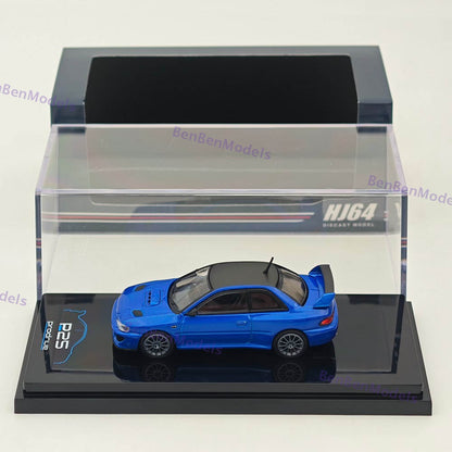 1/64 Hobby Japan Prodrive P25 2023 Impreza 22B Blue Diecast Metal Car