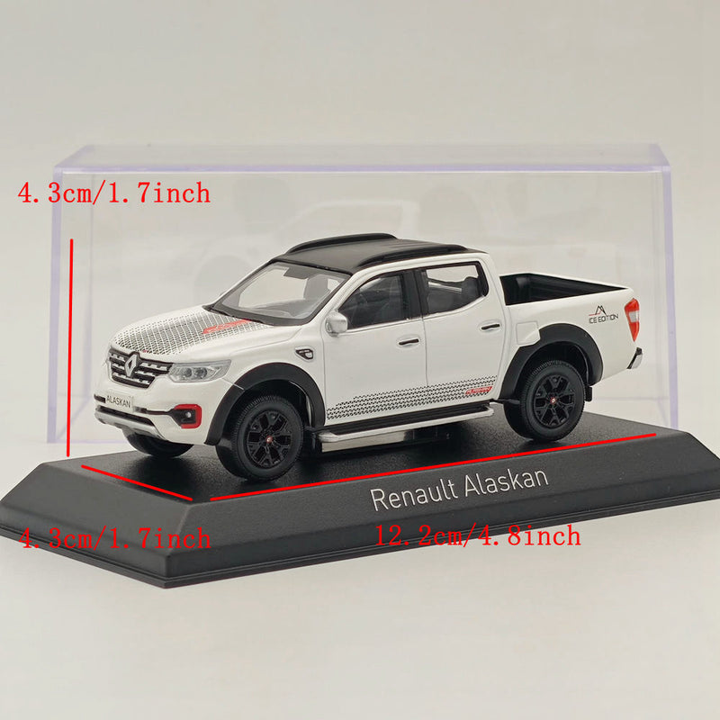 1/43 Norev Renault Alaskan Pick-Up Ice Edition 2019 White Diecast Models Car Collection