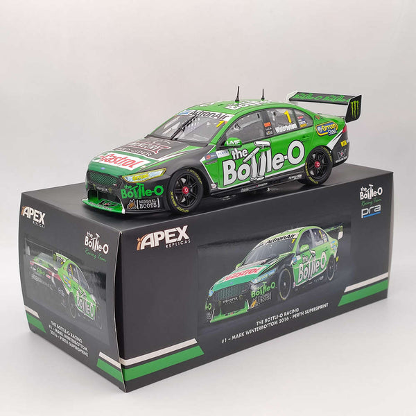 1/18 Apex Ford FG X Falcon The Bottle-O Racing #1-Mark Winterbottom 2016 AD81417 Diecast Models Car Limited Collection