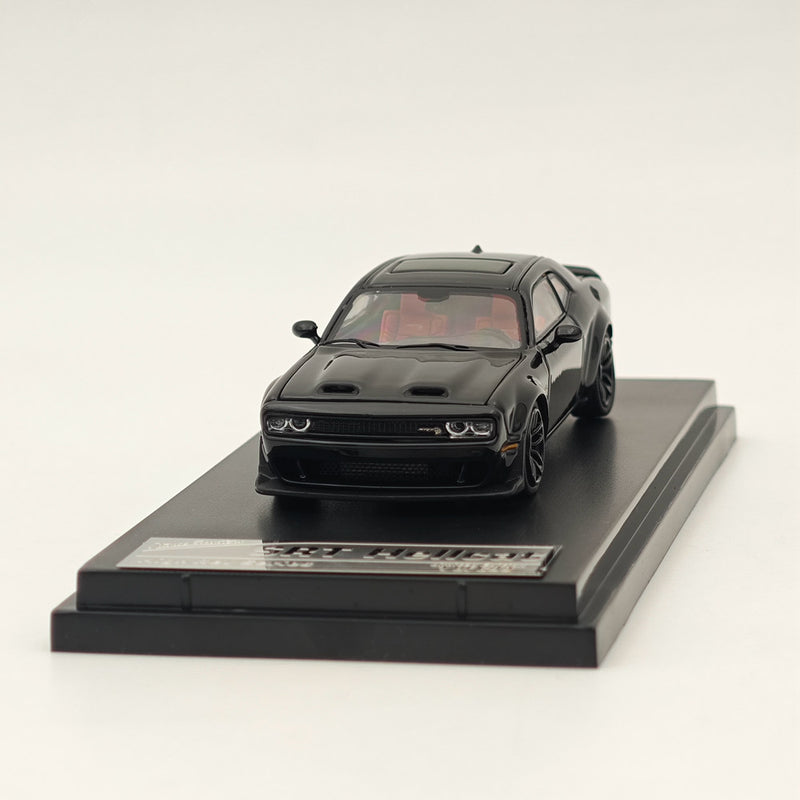 Stance Hunters 1/64 Dodge SRT Hellcat Diecast Models Car Collection Black