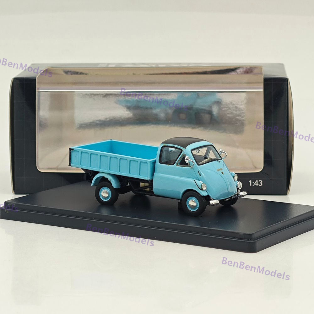 1/43 Matrix Isetta Autocaro Light Blue Small Transport Pickup Model Used