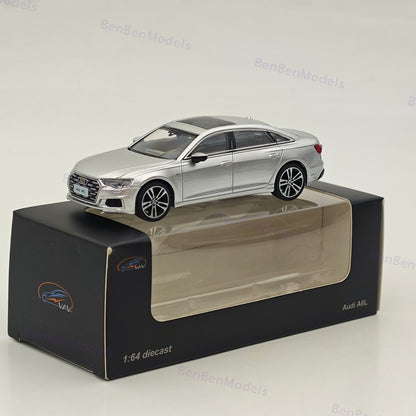 1/64 VAV Audi A6L Diecast Toys Car Models Collection Gifts Silver/Black/White