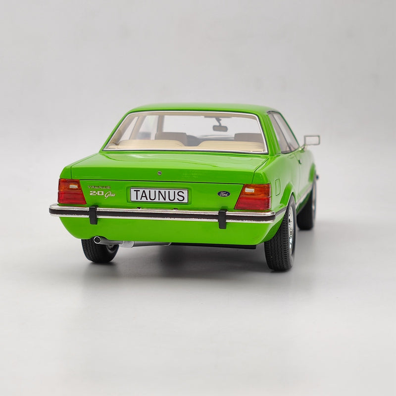 1/18 BOS Ford Taunus TC2 Ghia 1976 Green BOS167 Resin Model Limited Collection