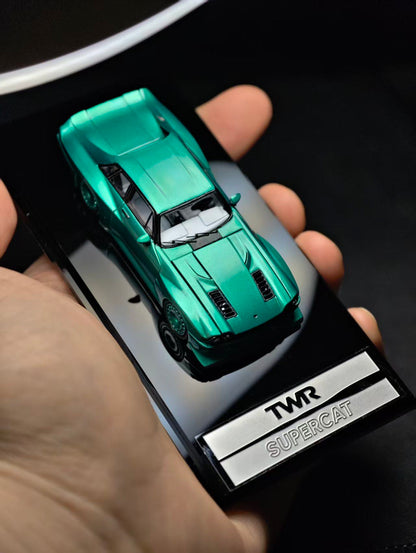 Liberty 64 1:64 TWR-SUPERCAT Restomod Retro Replica Modified Car Diecast Models Car Collection