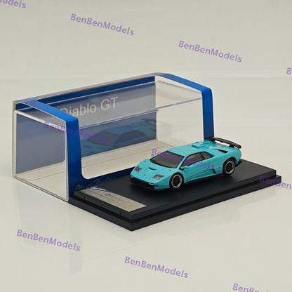 1:64 SH Blue Diablo GT 1998 Racing Sports Model Diecast Models Car Limited