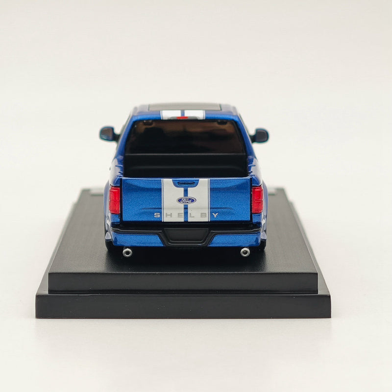 Funny Model 1/64 Scale Ford SHELBY F-150 Shelby Super Snake Pickup Diecast Blue